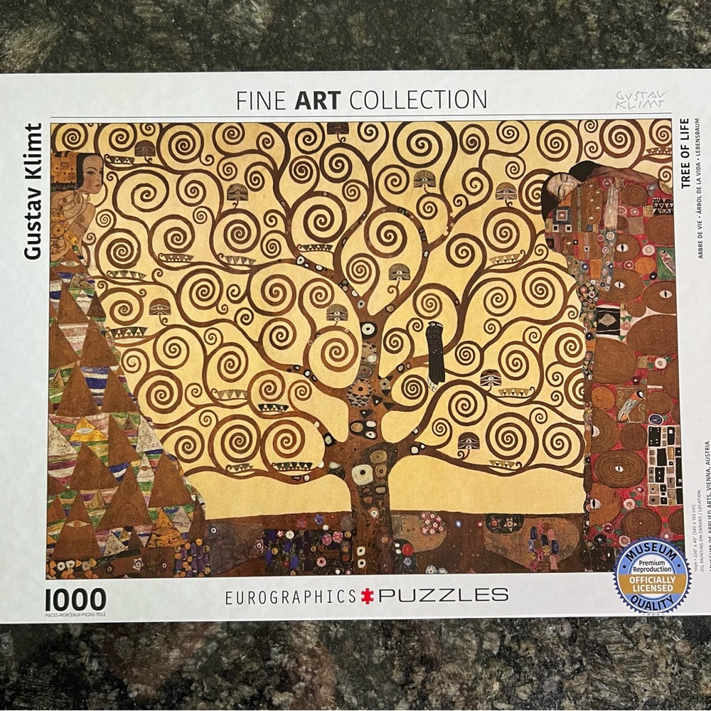 Gustav Klimt 1000 piece EUROGRAPHICS PUZZLES - Tree of Life